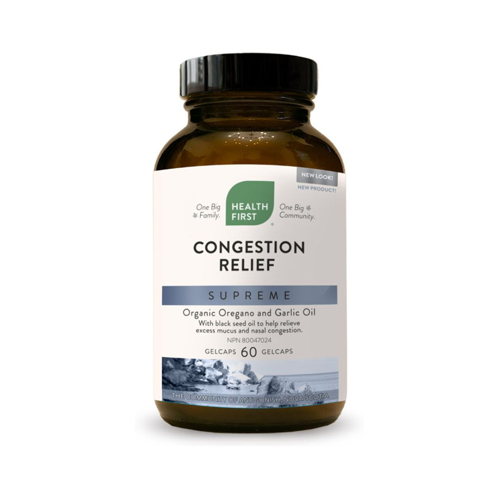 Health First Congestion Relief Supreme 60 Gelcaps - Her Best Health