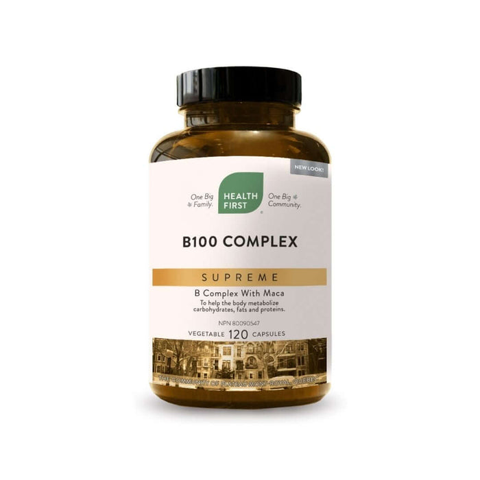 Health First B-100 Supreme With Maca 120 Caps - Her Best Health