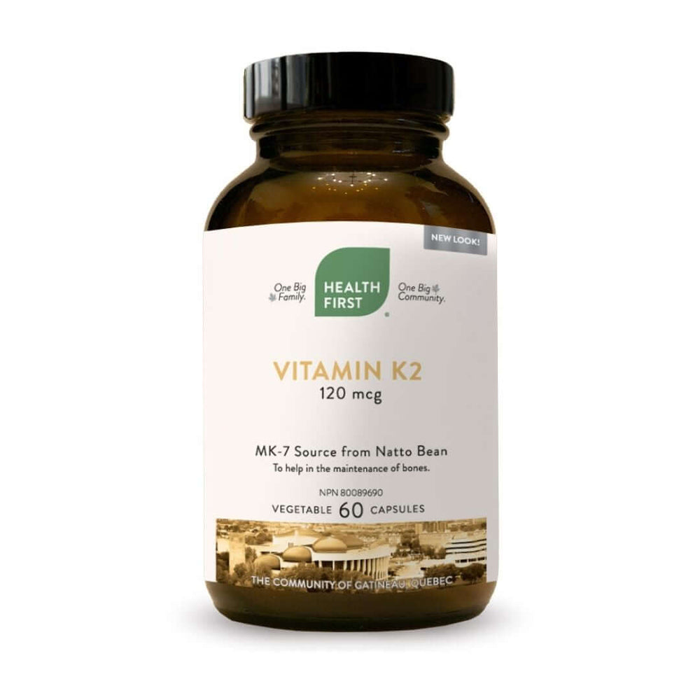 Health First Vitamin K2 120 mcg 60 Caps - Her Best Health