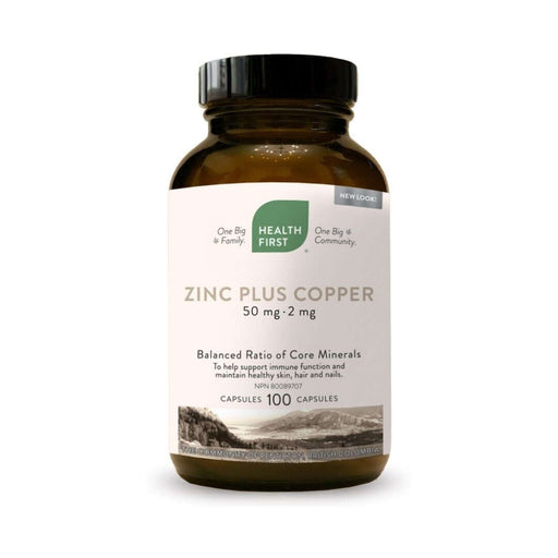 Health First Zinc Citrate Plus Copper 100 Capsules - Her Best Health