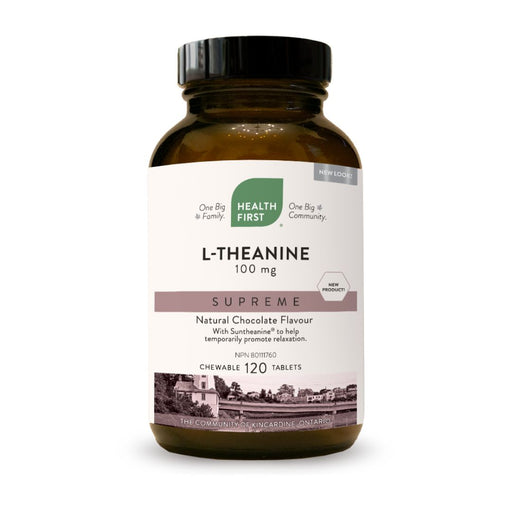 Health First L-Theanine 120 Chewable Tablets - Her Best Health